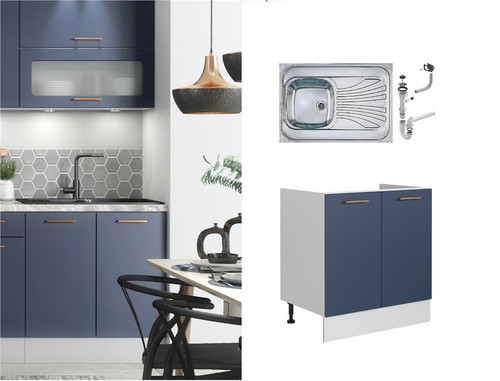 Kitchen sink unit with - with,