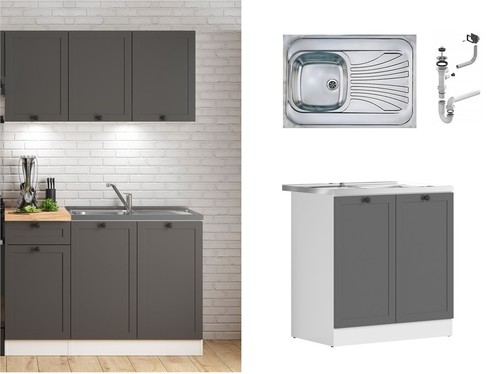 Kitchen sink unit - unit,