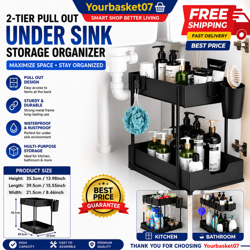 Under sink organizer tier - under,