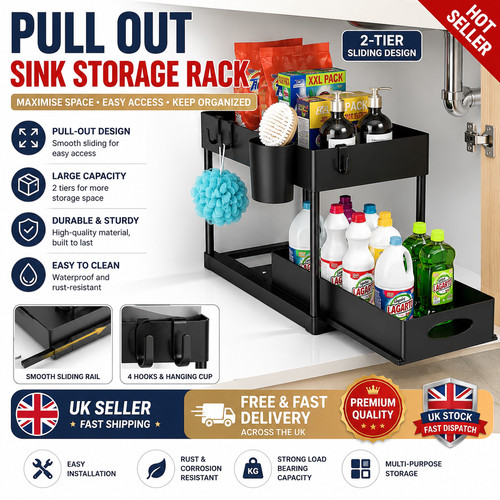 Under sink organizer - under, 2