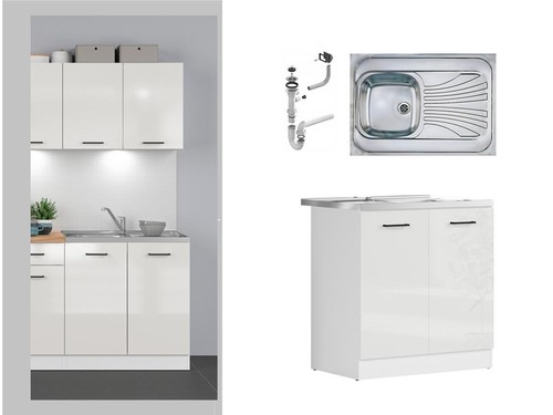Kitchen sink unit - kitchen,