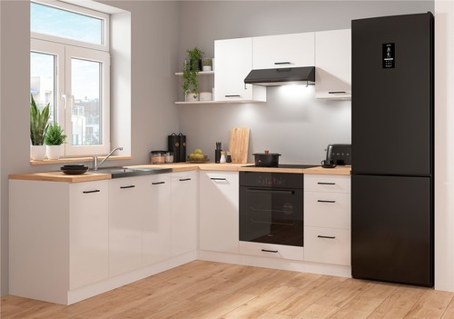 Corner kitchen cabinets - cabinets, set