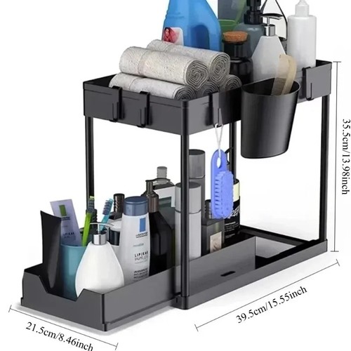 Under sink organizer - sink, tier