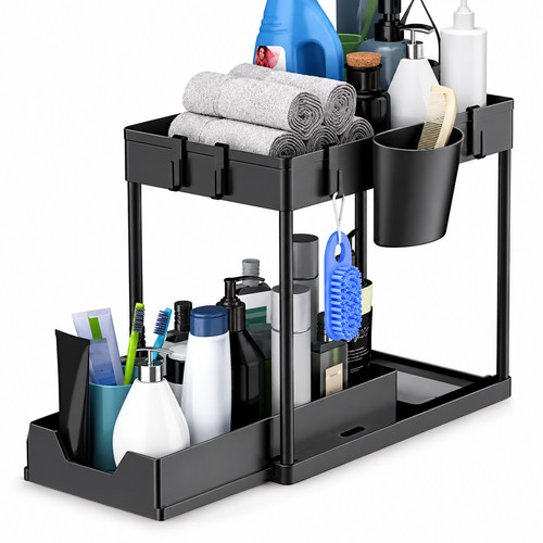 Under sink organizer tier - sink, 2